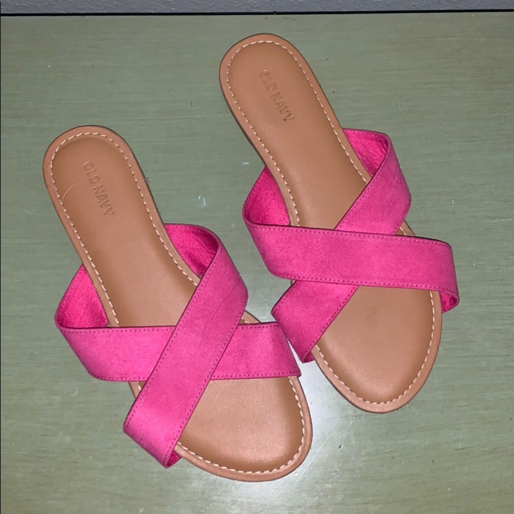 Pink summer slides 5/$20